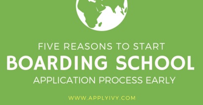 Planning Boarding School Applications Early